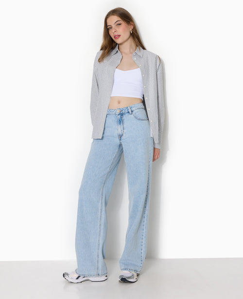 Chemise ample et droite à carreaux - PIMKIE - 3