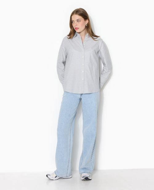 Chemise ample et droite à carreaux - PIMKIE - 1