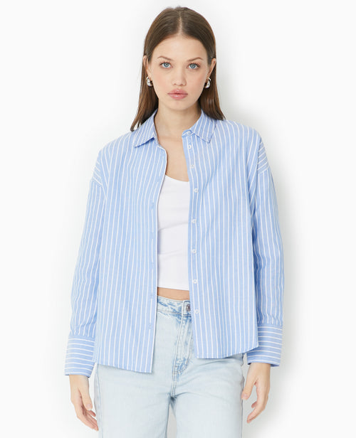 Chemise rayée ample et droite - PIMKIE - 5