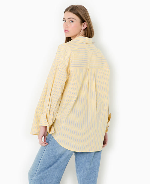 Chemise oversize rayée avec poches - PIMKIE - 6