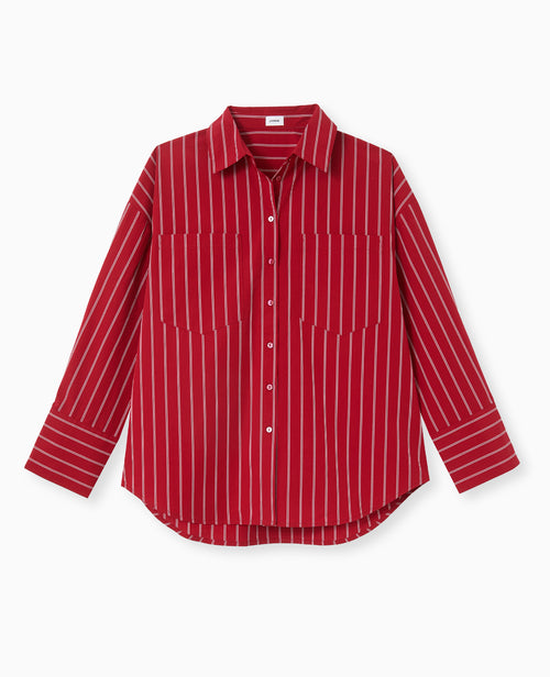 Chemise oversize rayée avec poches - PIMKIE - 4