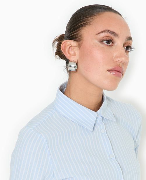 Chemise courte et resserrée avec rayures - PIMKIE - 3