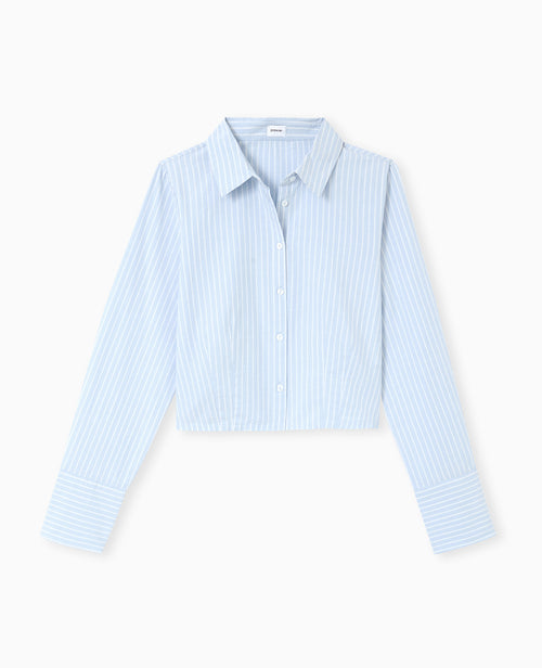 Chemise courte et resserrée avec rayures - PIMKIE - 4