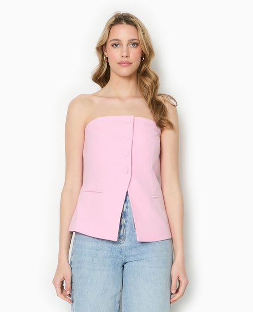 Top bustier avec boutons - PIMKIE - 1