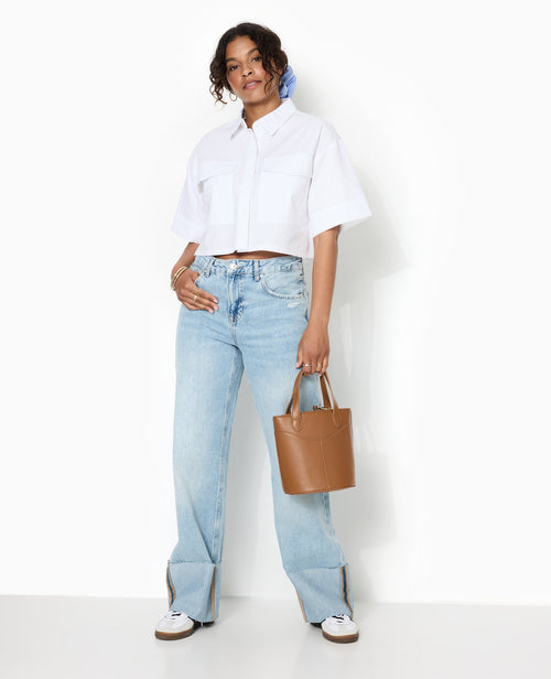 Chemise courte avec manches courtes et poches - PIMKIE - 2