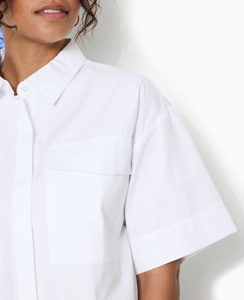 Chemise courte avec manches courtes et poches - PIMKIE - 3