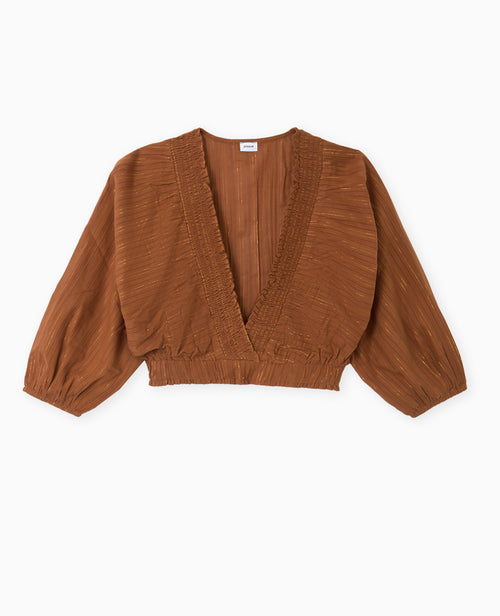 Blouse décolletée avec manches chauve-souris - PIMKIE - 4