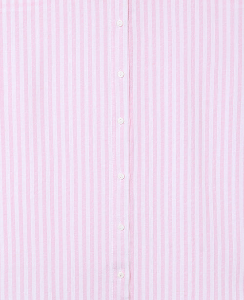 Chemise oversize rayée avec lin - PIMKIE - 1