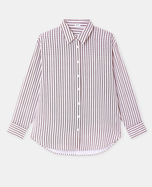 Chemise oversize rayée avec lin - PIMKIE - 4