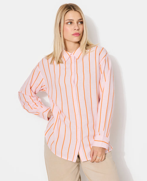 Chemise oversize avec lin - PIMKIE - 1