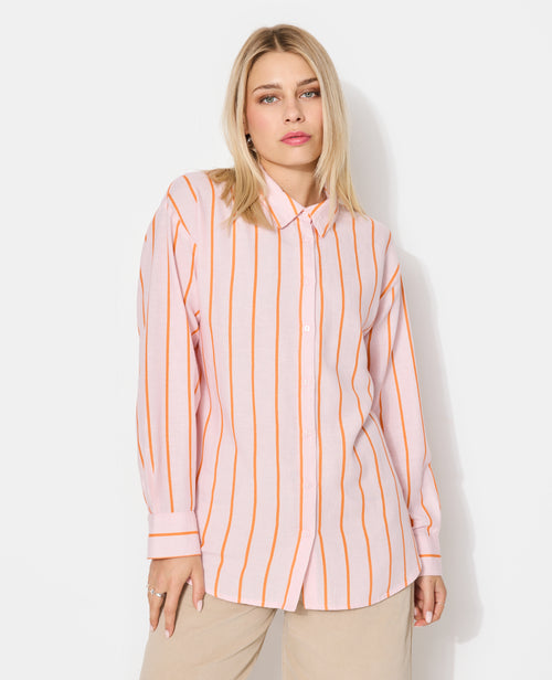 Chemise oversize avec lin - PIMKIE - 5