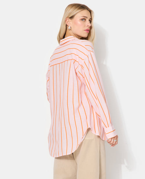 Chemise oversize avec lin - PIMKIE - 6