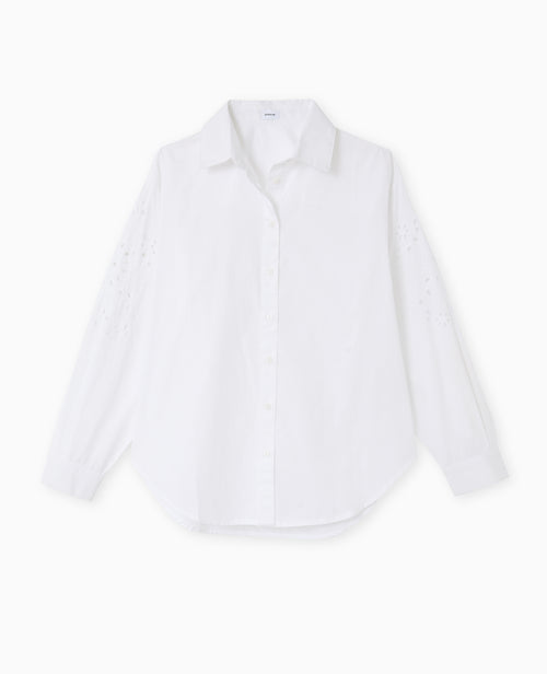 Chemise avec manches broderie anglaise - PIMKIE - 4