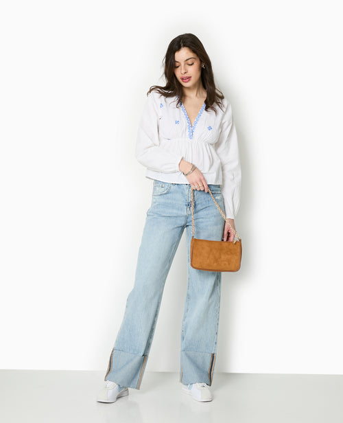 Blouse brodée manches longues - PIMKIE - 8