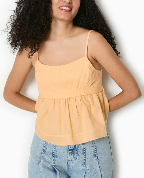 Top à bretelles avec volant - PIMKIE - 5