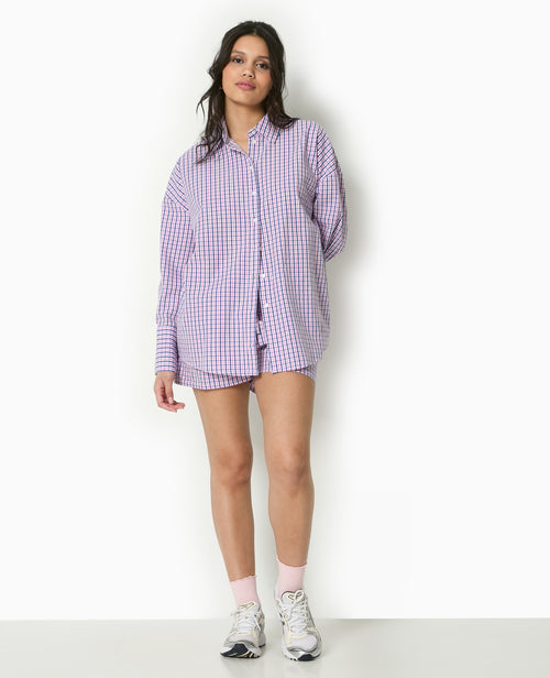 Chemise oversize à carreaux - PIMKIE - 1