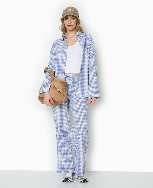 Chemise oversize motif vichy - PIMKIE - 2