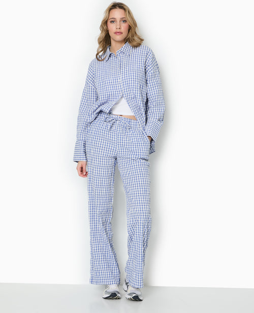 Chemise oversize motif vichy - PIMKIE - 7