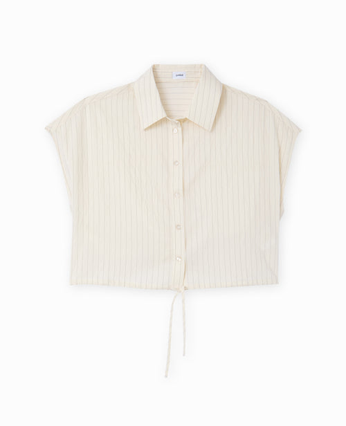 Chemise courte sans manches avec fines rayures - PIMKIE - 4