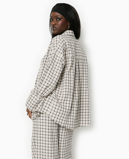 Chemise oversize à carreaux - PIMKIE - 6