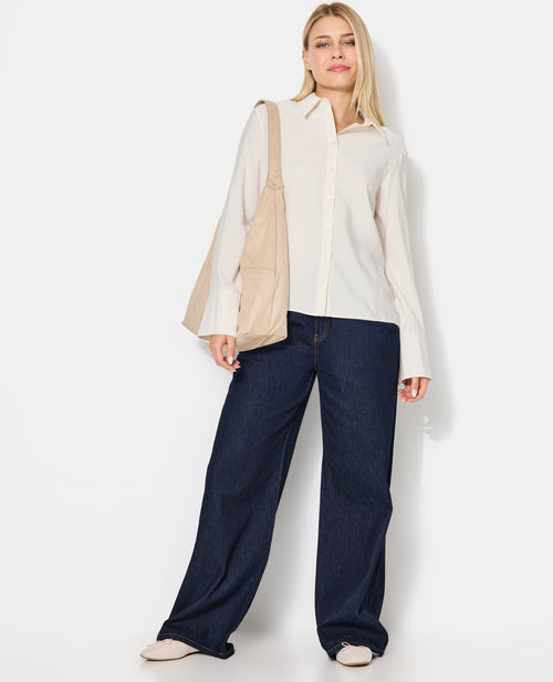 Chemise en tissu effet peau de pêche - PIMKIE - 3