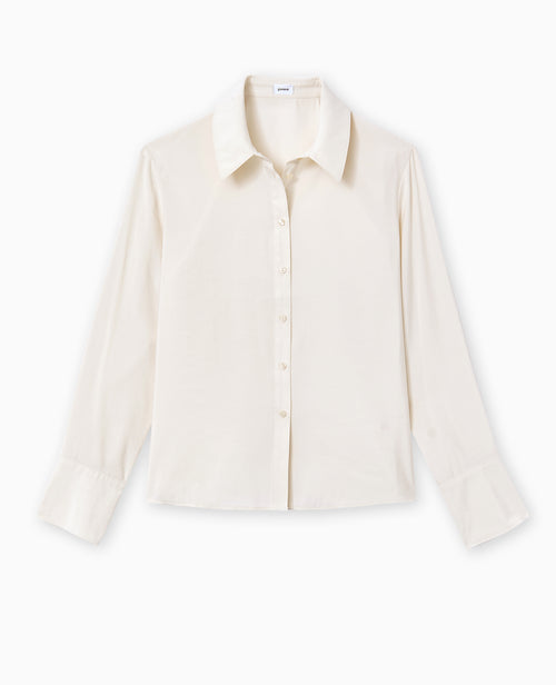 Chemise en tissu effet peau de pêche - PIMKIE - 4