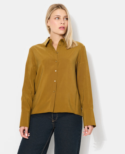 Chemise en tissu effet peau de pêche - PIMKIE - 1