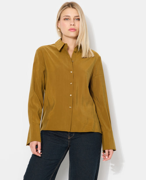 Chemise en tissu effet peau de pêche - PIMKIE - 5