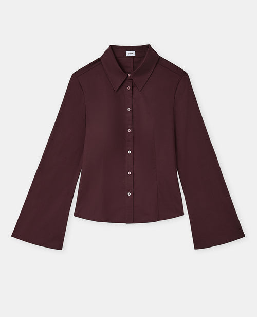 Chemise cintrée en tissu stretch manches flare - PIMKIE - 4