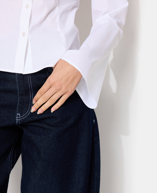 Chemise cintrée en tissu stretch manches flare - PIMKIE - 2