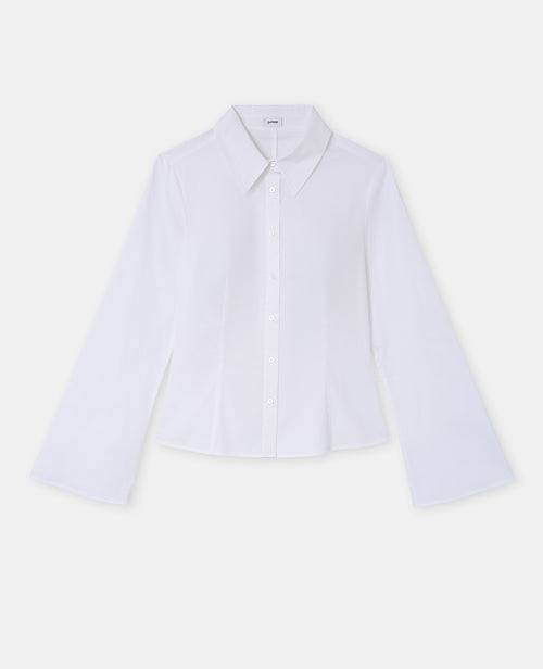 Chemise cintrée en tissu stretch manches flare - PIMKIE - 4