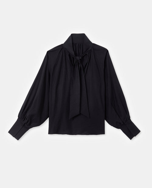 Blouse manches ballons et col lavallière - PIMKIE - 4