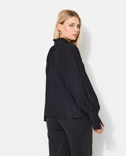 Blouse manches ballons et col lavallière - PIMKIE - 8