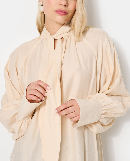 Blouse manches ballons et col lavallière - PIMKIE - 2