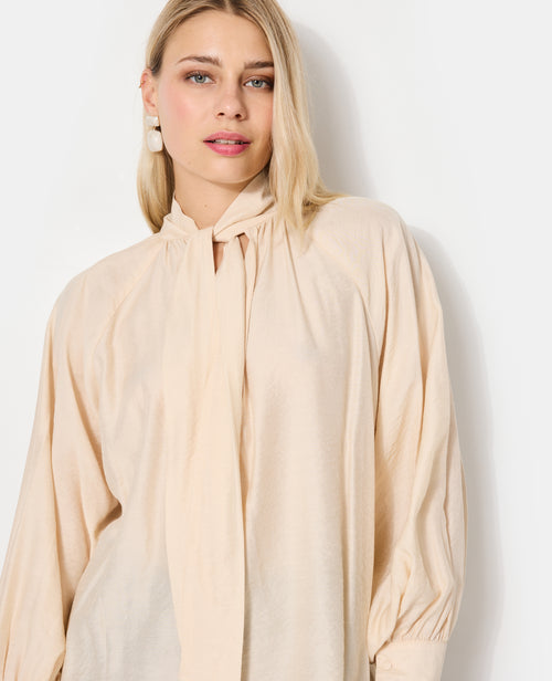 Blouse manches ballons et col lavallière - PIMKIE - 8