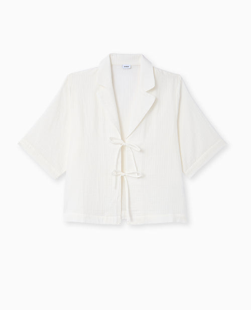 Chemise manches courtes avec liens à nouer - PIMKIE - 4