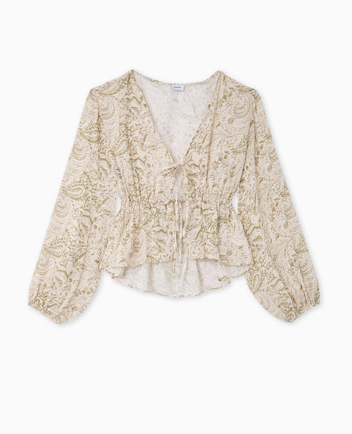 Blouse manches longues motif cachemire - PIMKIE - 4