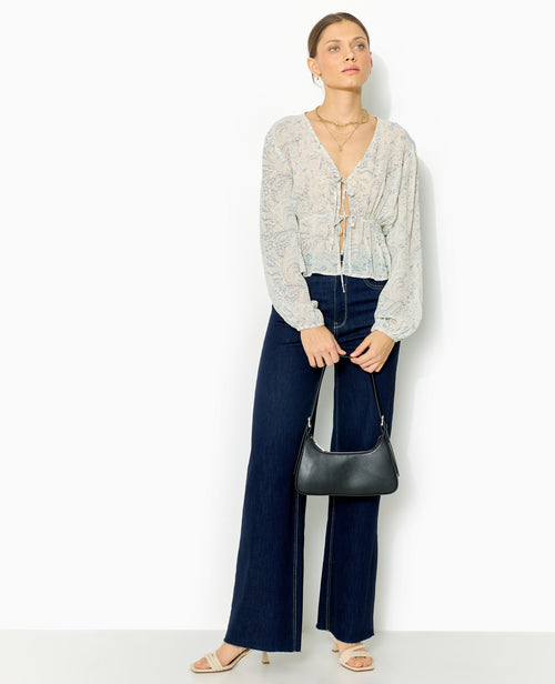 Blouse manches longues motif cachemire - PIMKIE - 3