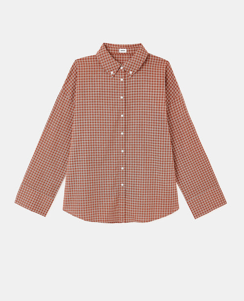Chemise oversize motif carreaux - PIMKIE - 4