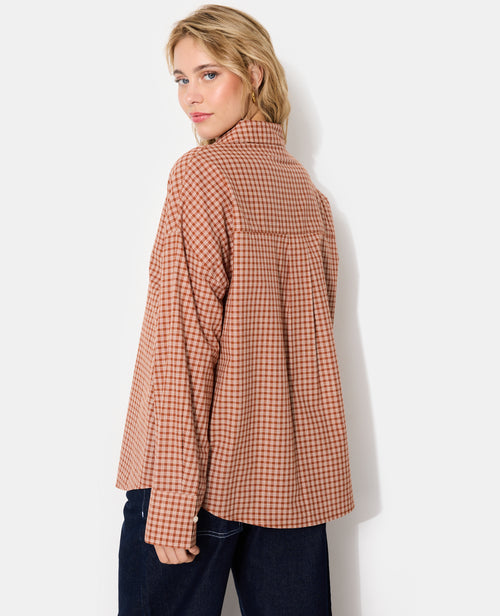 Chemise oversize motif carreaux - PIMKIE - 6