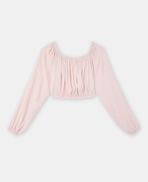 Blouse courte encolure Bardot - PIMKIE - 4