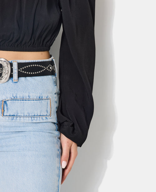 Blouse courte encolure Bardot - PIMKIE - 2