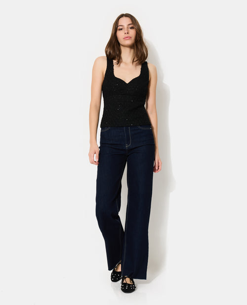 Top en tweed avec sequins - PIMKIE - 2