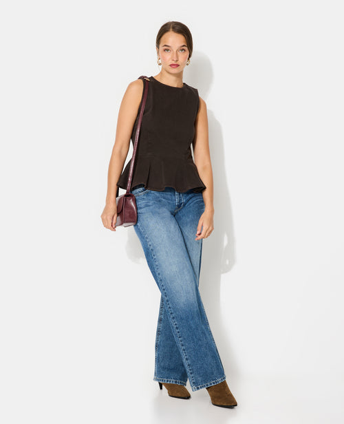 Top peplum en jean - PIMKIE - 3