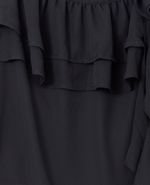 Top en voile à bretelles avec volants, fleur et pans - PIMKIE - 8