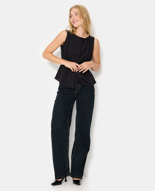 Top boutonné sans manches avec pinces - PIMKIE - 3