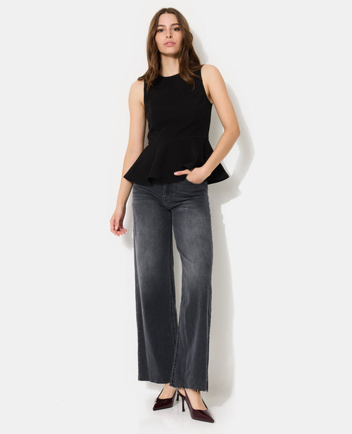 Top peplum sans manches - PIMKIE - 3