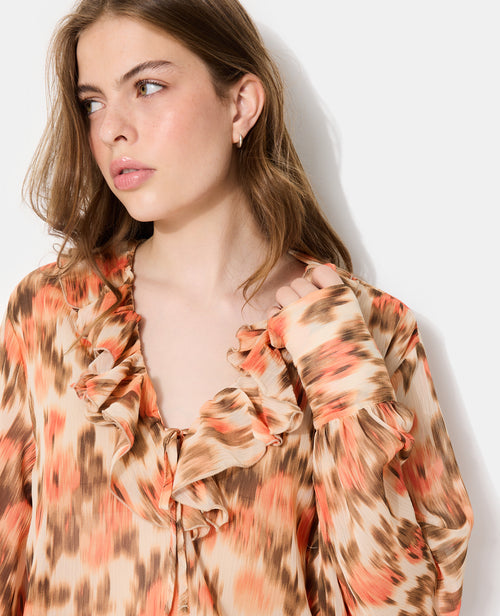 Blouse en voile avec motifs fleurs floues - PIMKIE - 2