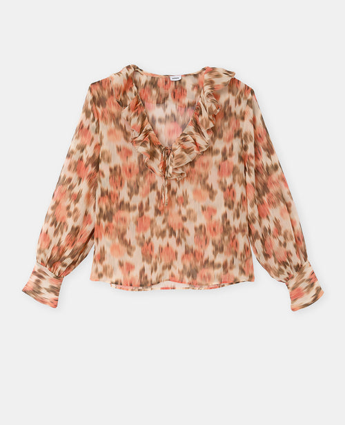 Blouse en voile avec motifs fleurs floues - PIMKIE - 4