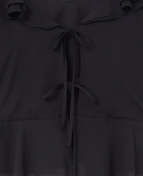 Blouse en voile avec volants et nouettes - PIMKIE - 9